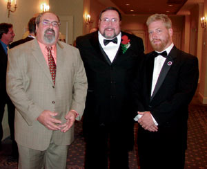 ALOA President Robert Mock (left) at the banquet