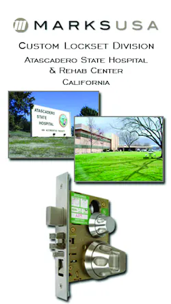 Marks USA locksets meet needs of California hospital Marks USA locksets meet needs of California hospital