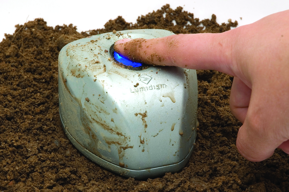 It&rsquo;s highly unlikely any reader surface would get this dirty. However, multispectral imaging sensors don&rsquo;t care.