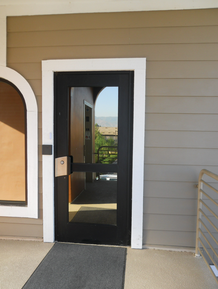 Finished installation, exterior