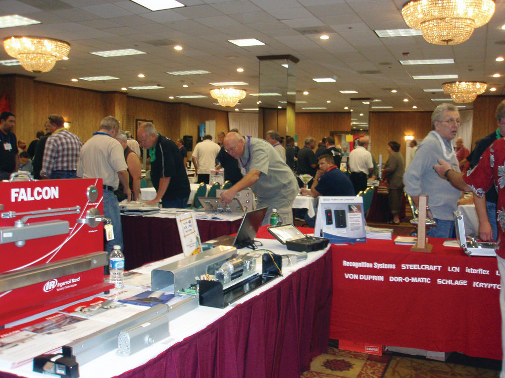 Falcon exhibit at IDN H Hoffman Chicago trade show