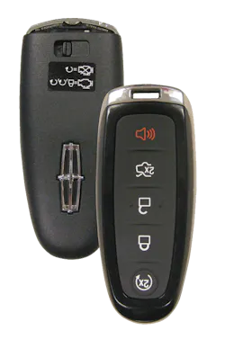 Lincoln 5 Button GEN 2 PEPS Fob from STRATTEC Lincoln 5 Button GEN 2 PEPS Fob from STRATTEC