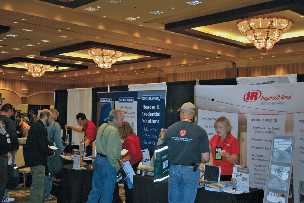 IR representatives demo new products