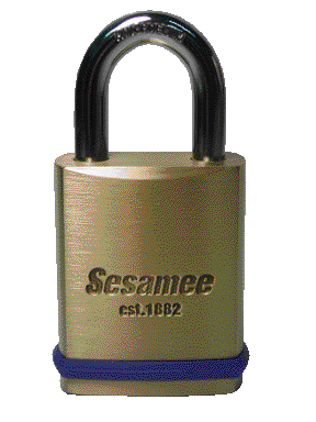 Sesamee 760 series brass padlocksaccept SFIC lock cylinders