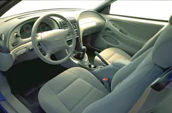 1999 Mustang. Transponders were optional on 1996 Mustangs, then standard on 1997-1999 models. 1999 Mustang. Transponders were optional on 1996 Mustangs, then standard on 1997-1999 models.