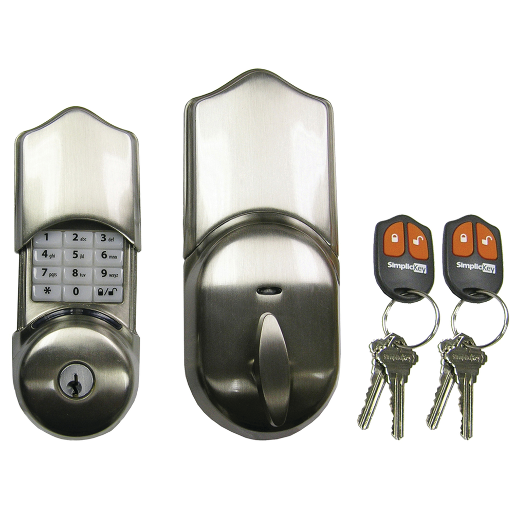 Simplicikey system: keypad lock, keys and fobs