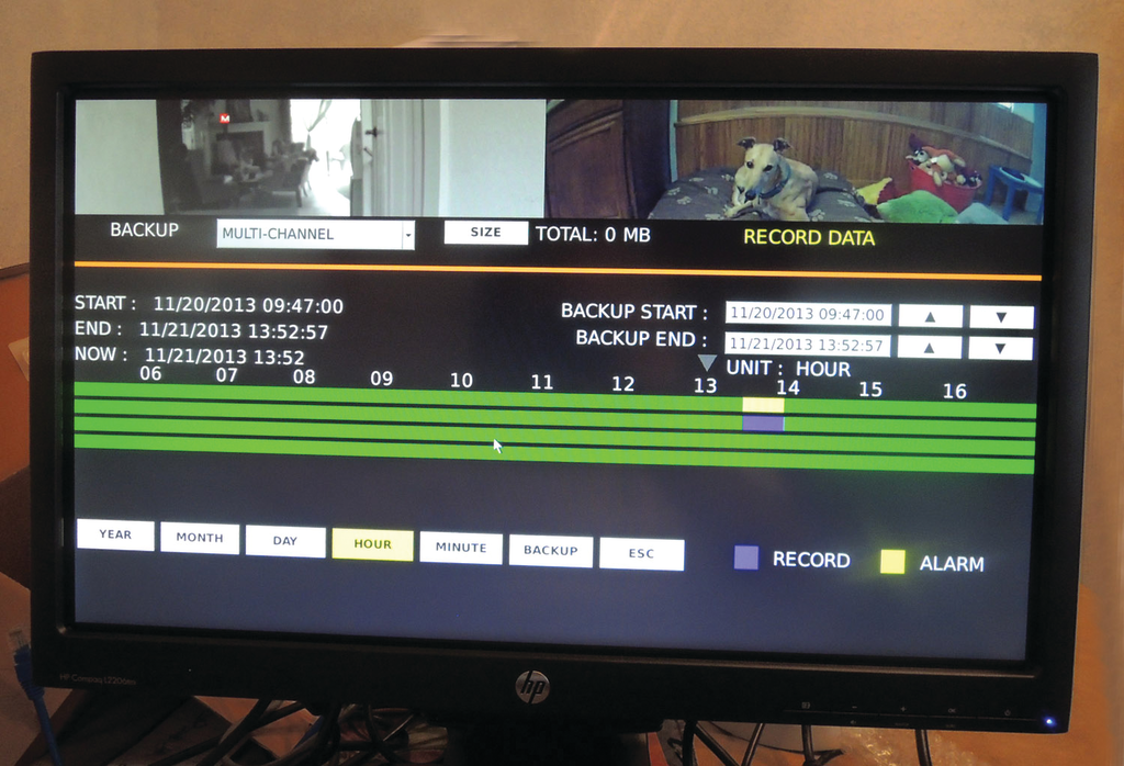 21. Backup Schedule Screen
