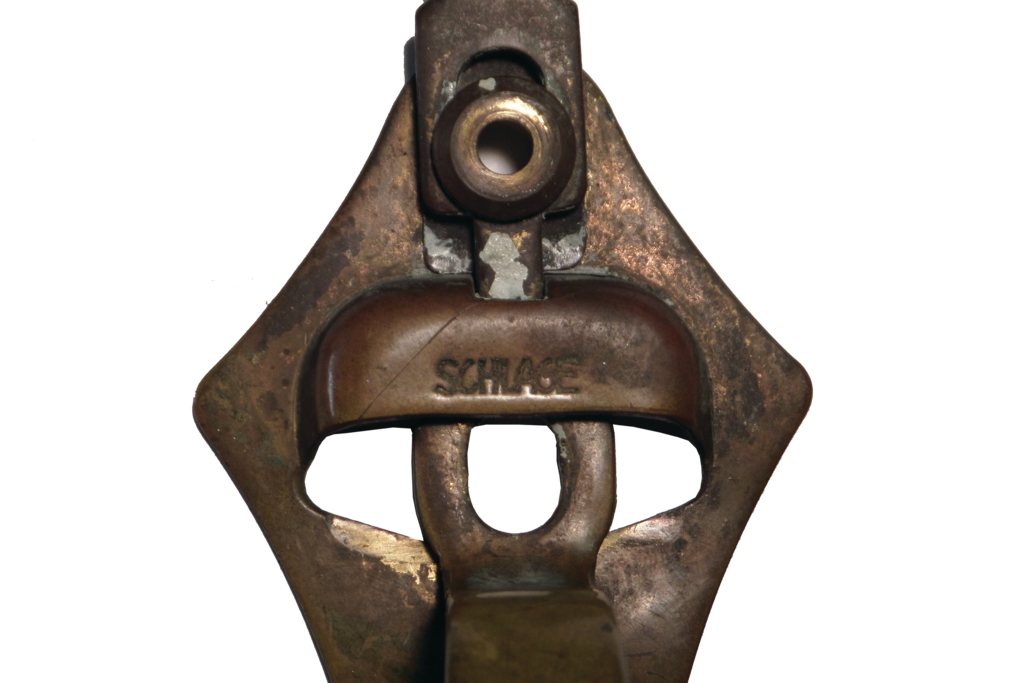 1. Schlage name visible