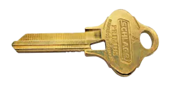 Schlage patented key blank Schlage patented key blank