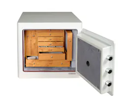 Gardall jewelry safe, open Gardall jewelry safe, open