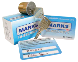Marks USA Hi-Security and Security Mate products Marks USA Hi-Security and Security Mate products