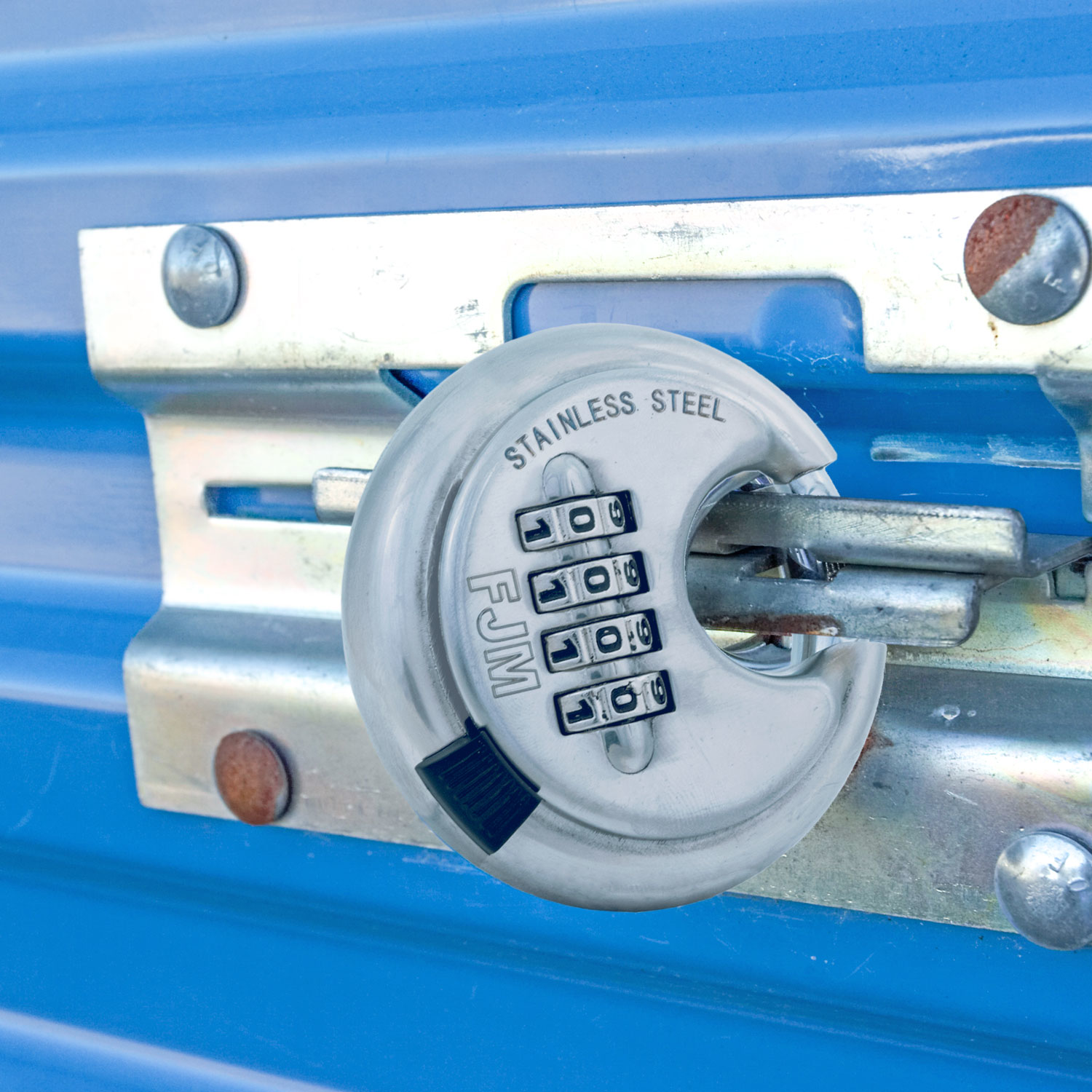 FJM Security's SX-790 combination disc padlocks