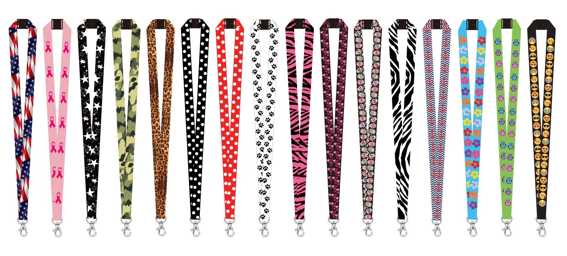 Key Craze breakaway lanyards
