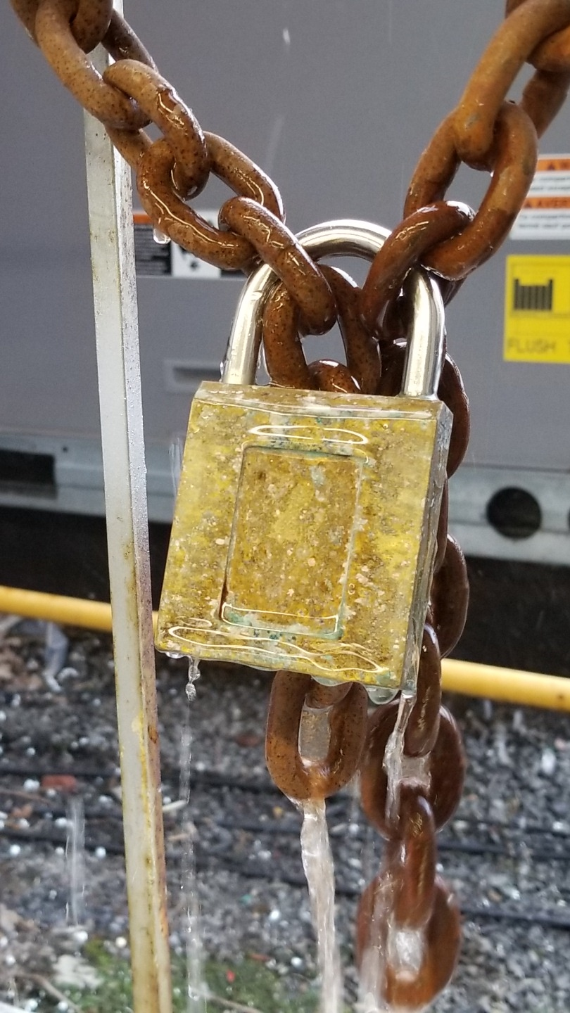 Capitol Industries' M-8000 padlock
