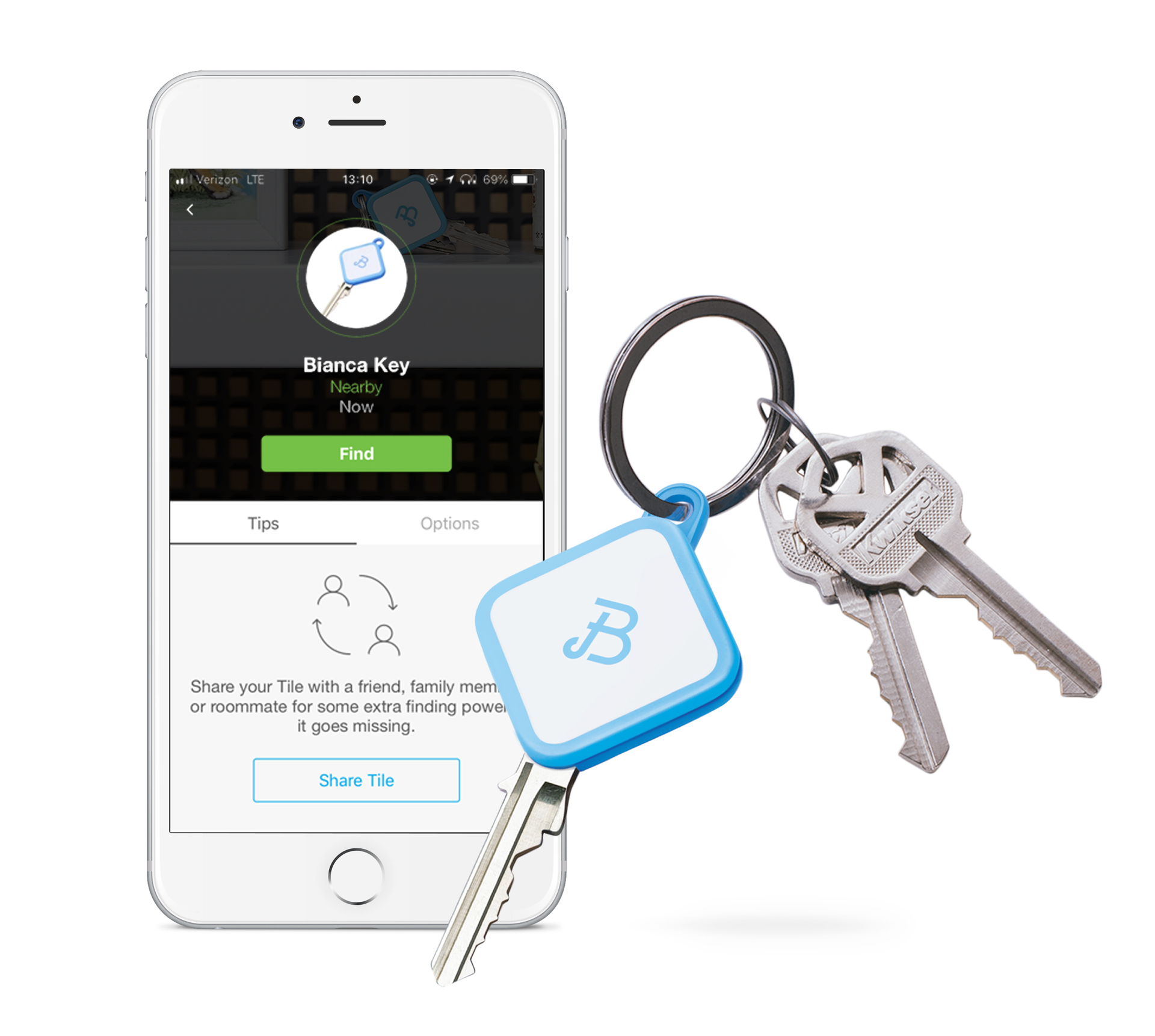 Bianca key and iPhone app