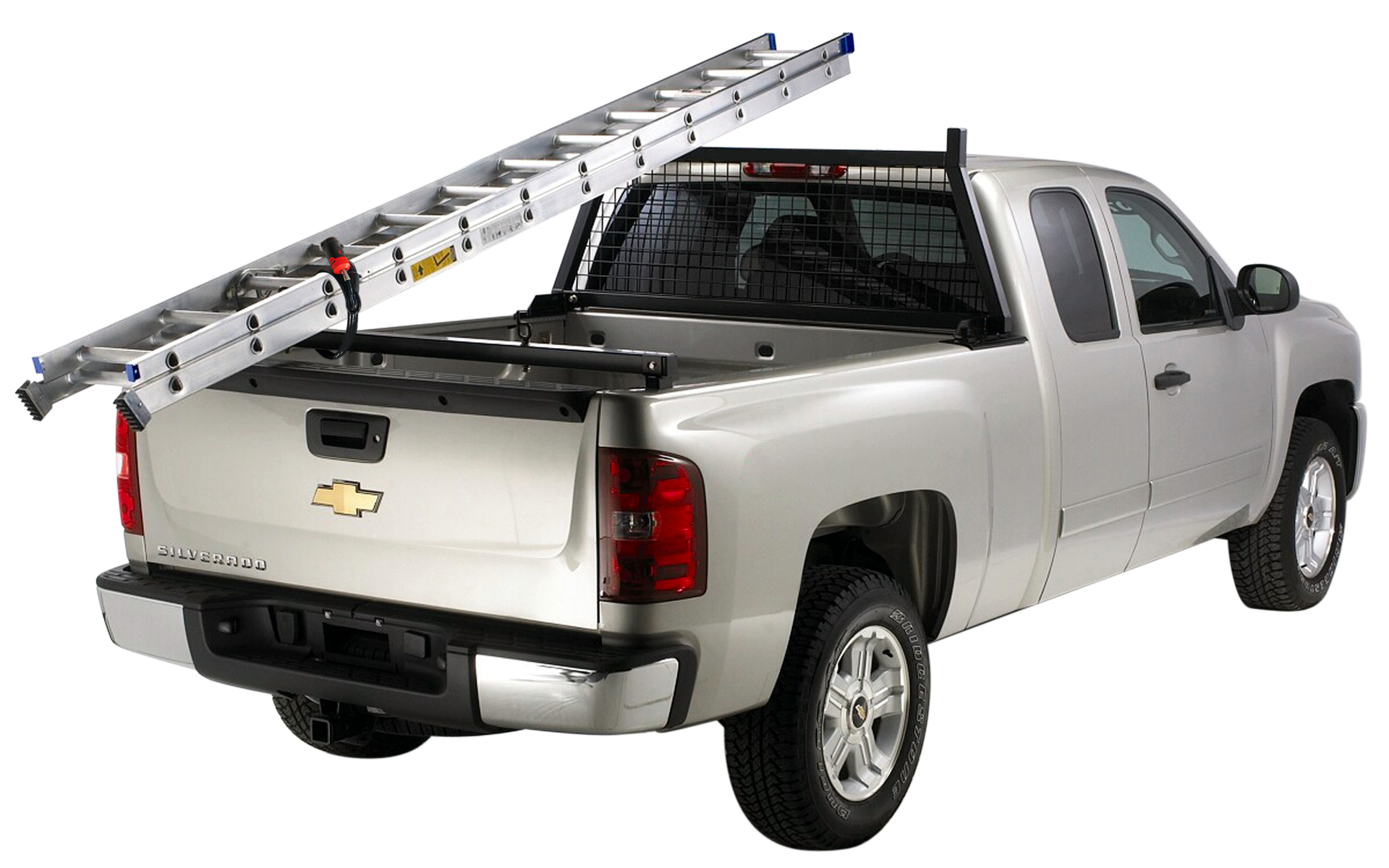 Bolt cable lock, Chevy truck version, secures ladder
