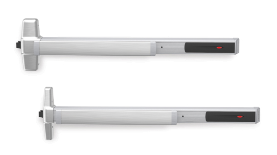 Von Duprin RU option is a retrofit kit for exit devices that enables remote undogging for centralized lockdown