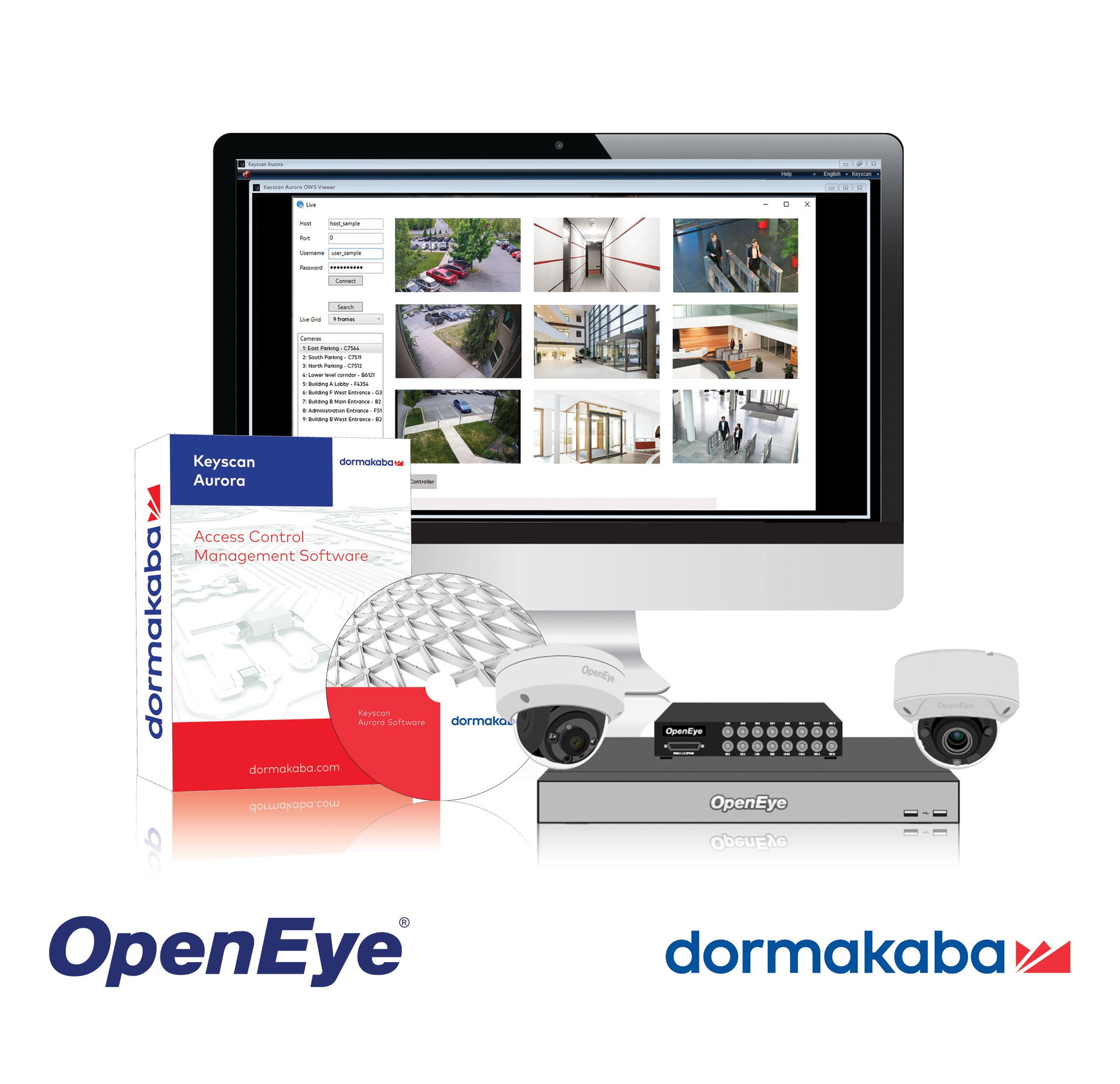 Dormakaba Keyscan Aurora Open Eye Integration