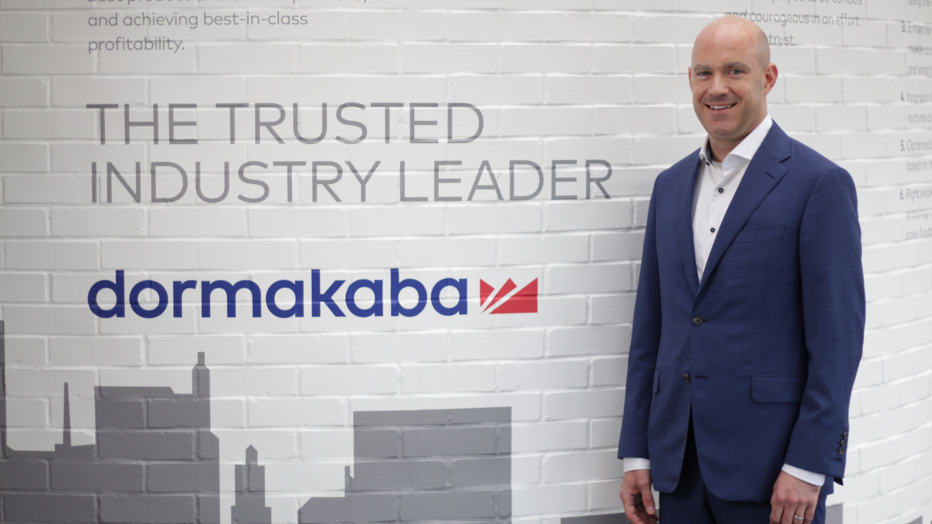 Alex Housten, the newly appointed chief operating officer for Access Solutions AMER at dormakaba