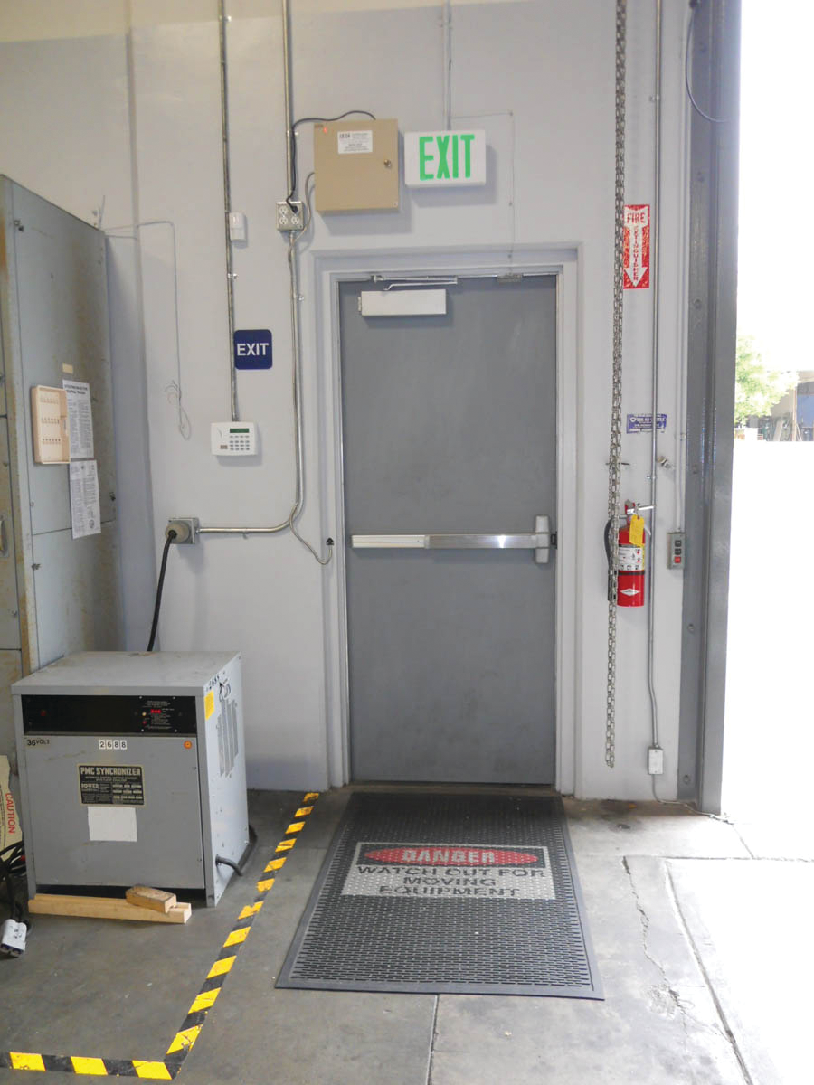 Finished installation, interior