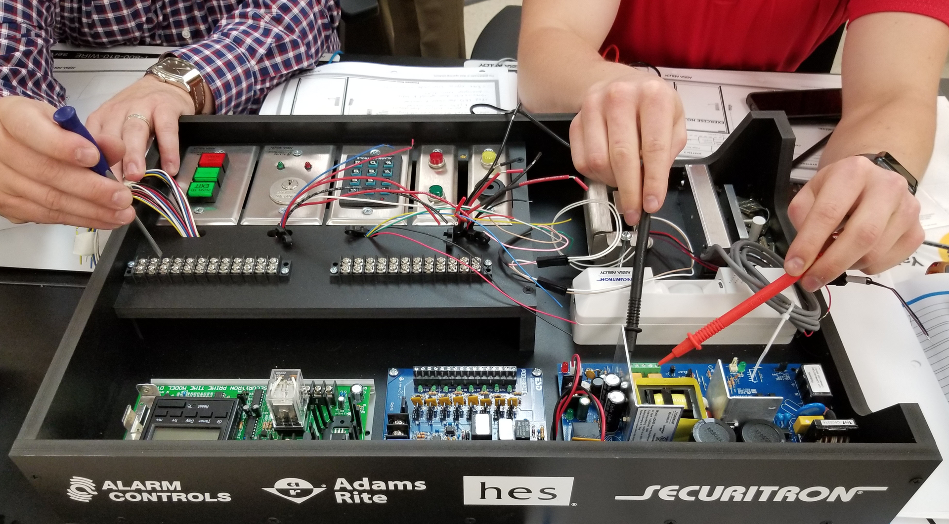Knowing wiring is an important component of installing electronic locks.