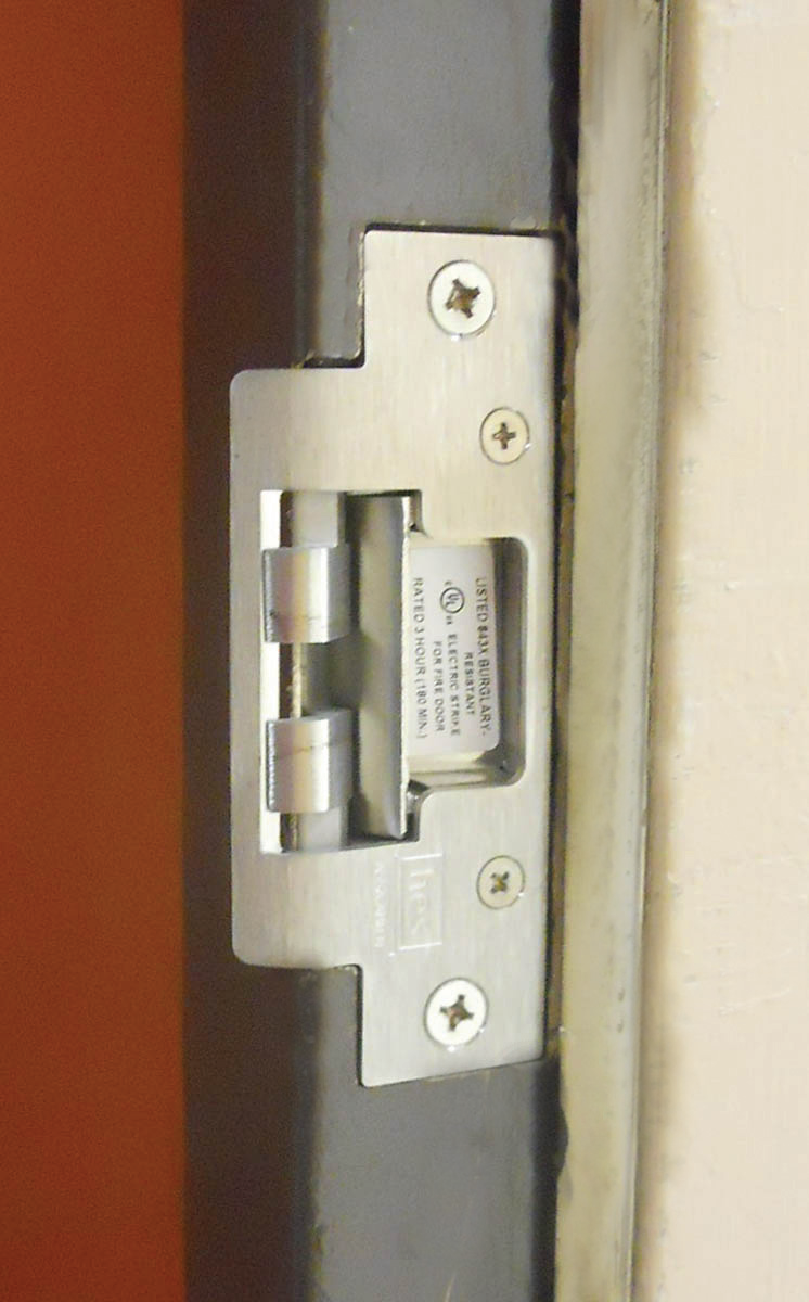 No-cut electric strike installed