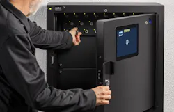 The Medeco Intelligent Key Cabinet can charge as well as store XT keys. The Medeco Intelligent Key Cabinet can charge as well as store XT keys.