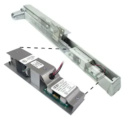 SDC LR100 and a Von Duprin exit device SDC LR100 and a Von Duprin exit device