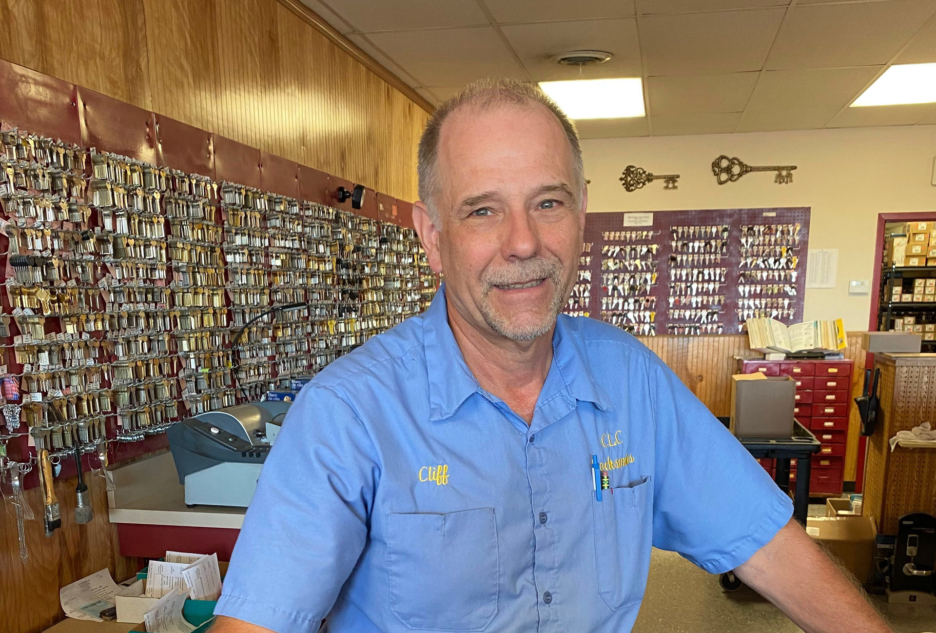 Cliff Shafer of CLC Locksmiths