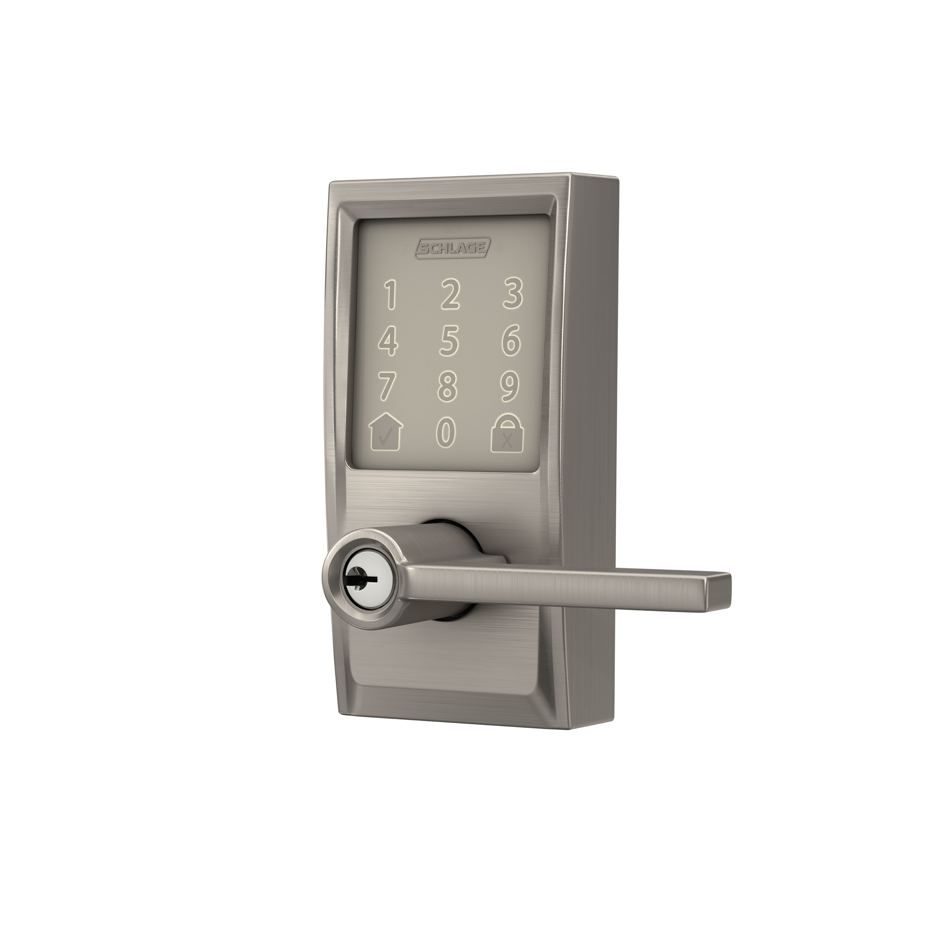 Encode Lever Century Satin Nickel Ext1