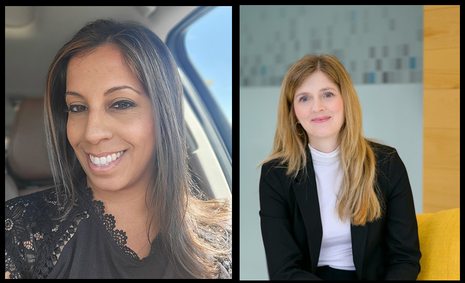 Heena Virjee (L) and Ann Murphy (R)