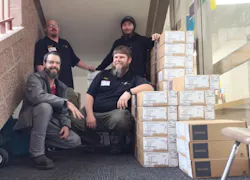 Photo 1. The four-man crew Photo 1. The four-man crew