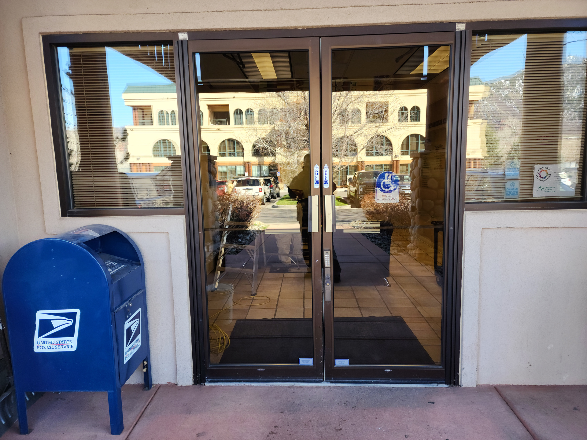 Photo 1. The opening before the installation begins.