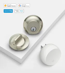 Level Lock Connect in satin nickel Level Lock Connect in satin nickel