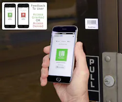 Leveraged through a cloud platform security management interface, ScanPass is a mobile credential that’s simple to deploy, using a barcode sticker at the secured entrance. Leveraged through a cloud platform security management interface, ScanPass is a mobile credential that’s simple to deploy, using a barcode sticker at the secured entrance.