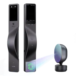 Lockin AuraCharge is an infrared beam-based device that can remotely charge the lock's batteries from a short distance. Lockin AuraCharge is an infrared beam-based device that can remotely charge the lock's batteries from a short distance.