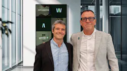 Luis Saldana and Bill Wood, Salto Americas Luis Saldana and Bill Wood, Salto Americas