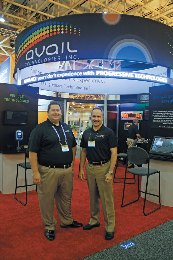 From left: Avail Technologies Inc. President & CEO Dorsey E. Houtz and VP of Customer Relations G. Rick Spangler at the Avail Technologies booth #3033.