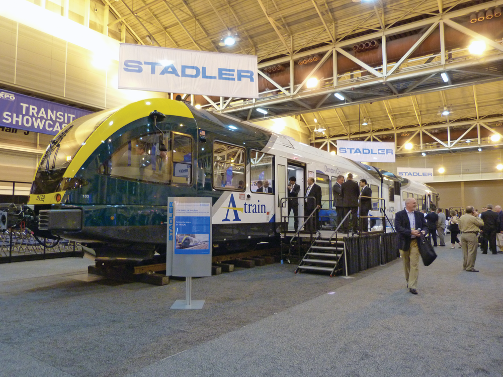 The Denton County Transportation Authority (DCTA) ordered 11 diesel-electric GTW 2/6 articulated rail vehicles from Stadler Rail.