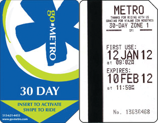 Metrofarepass 10622797