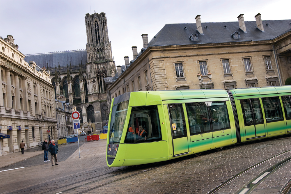 Alstom's APS solution allows for rail cars to go off the catenary line using power from a ground source, which helps preserve the aesthetic appeal of some historic city centers.