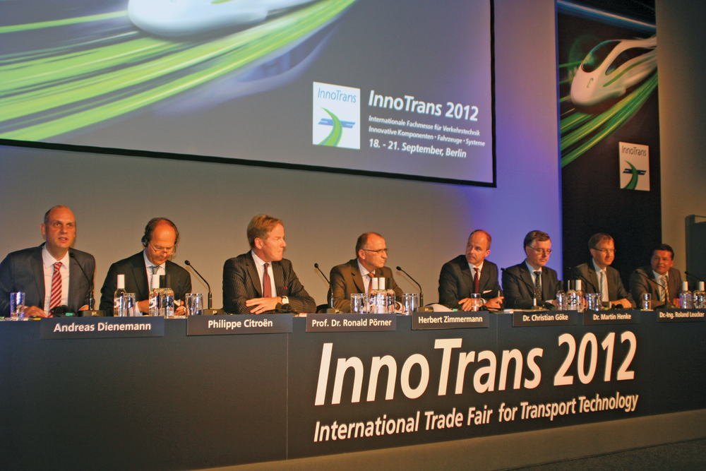 At the InnoTrans 2012 opening press conference, industry leaders shared an overview of the global rail market.