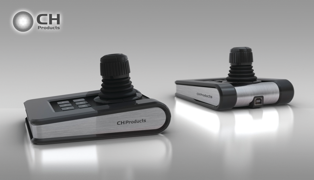 CH Products introduces the RS Desktop, a compact and stylish addition to its newest line of USB desktop joysticks.
