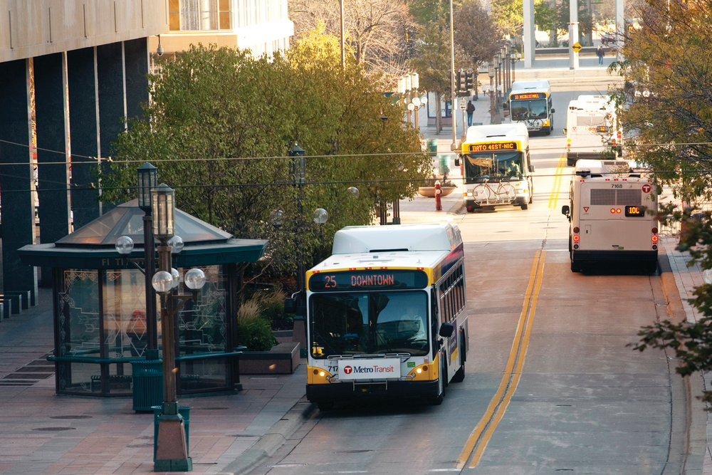 On weekdays, hybrid-electric buses will serve nearly all trips on Metro Transit's routes 63, 64 and 68. On weekends, they will operate on routes throughout the East Metro.