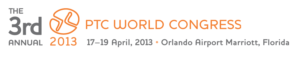 The PTC Wold Congress will take place April 17-19 in Orlando.