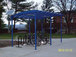 The Van-Gard is the 11th addition to Duo-Gard's standard bike shelter models. The Van-Gard is the 11th addition to Duo-Gard's standard bike shelter models.