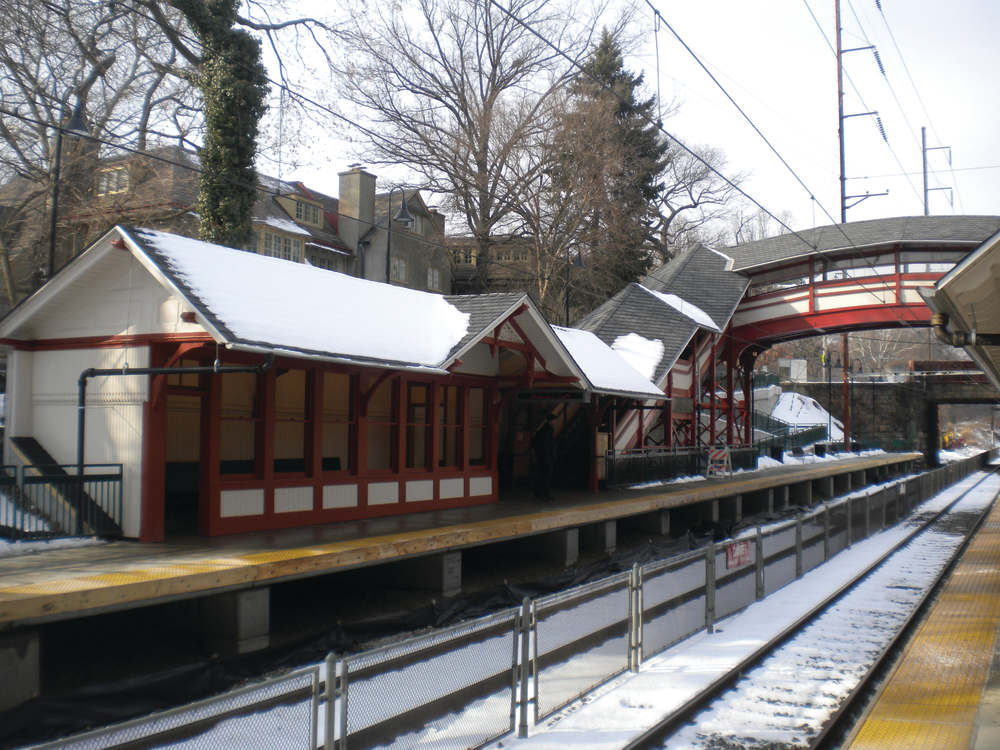 After the Allen Lane station was rebuilt on SEPTA's regional rail line, agency leaders said riders there have taken efforts to keep the station clean.