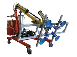 The VLSC powered vacuum lift removes and installs side windows. The VLSC powered vacuum lift removes and installs side windows.