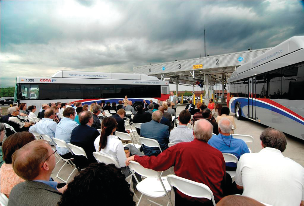 COTA broke ground on its new CNG fueling station on May 16.