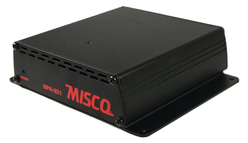 Misco's GPA-221 amplifier is designed for digital signage kiosks and other applications.